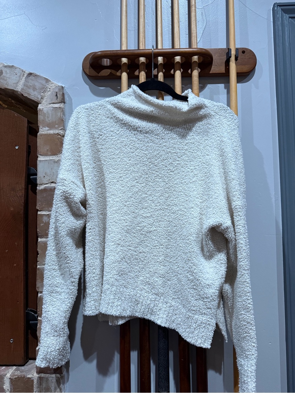 UGG Cream Bouclé Turtleneck Pullover
